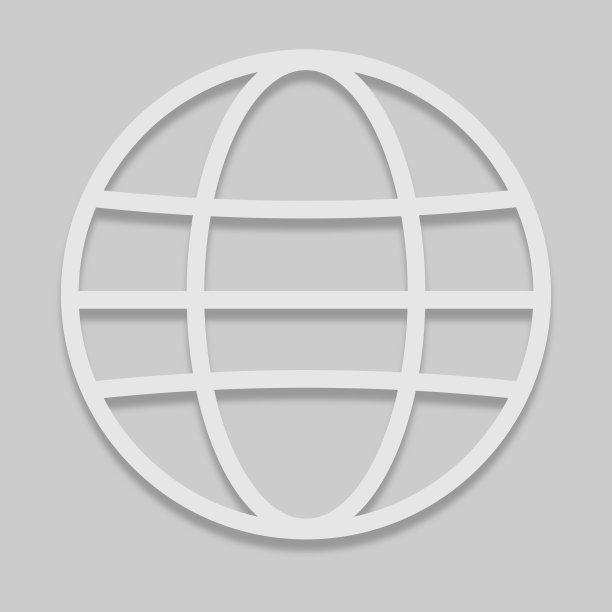 明亮风格的地球图标图片下载