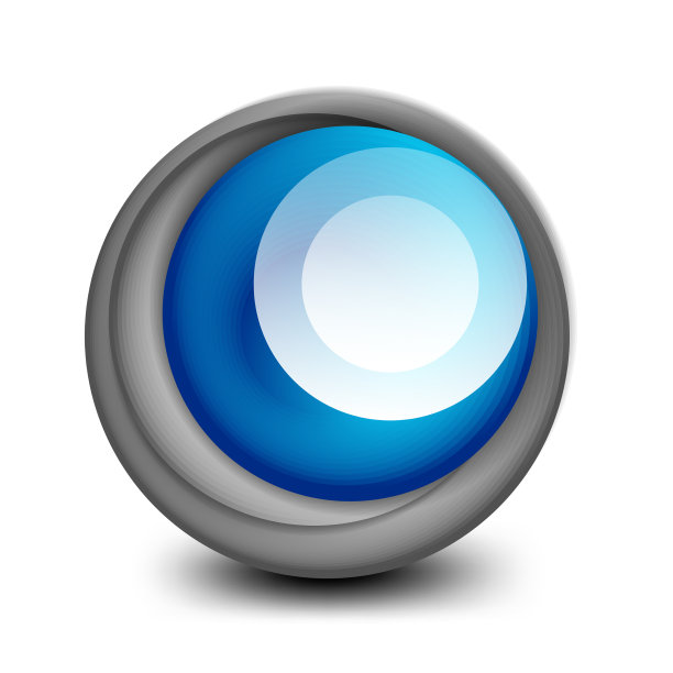 漩涡圆形旗帜3d风格抽象图片下载