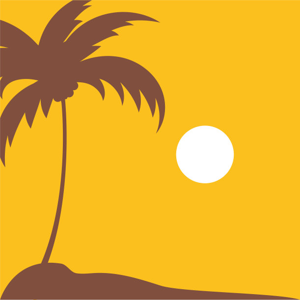 日落-热带背景图片下载