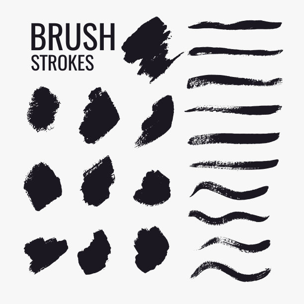 抽象背景设置水墨笔画图片下载