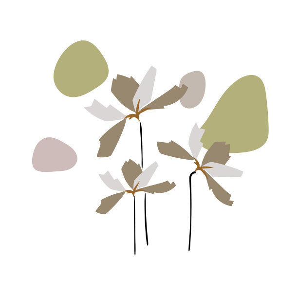 郁金香花卡花卉设计元素图片下载