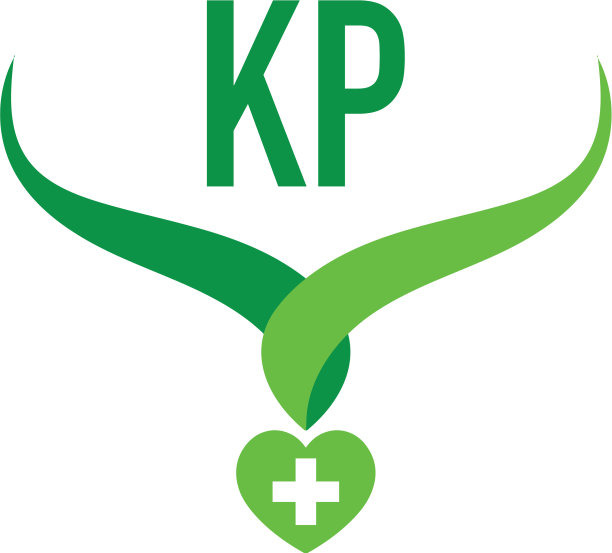 首字母KP创意健康绿色标志图片下载
