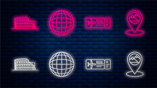 设线地球仪机票体育馆中图片下载