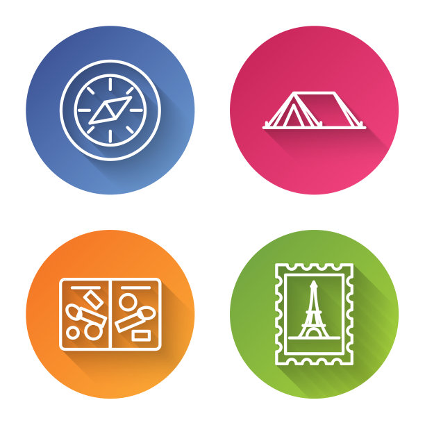 设行指南针旅游帐篷护照页同图片下载