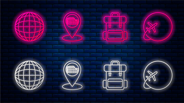 在意大利罗马设置线形地图指针图片下载