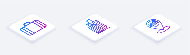 为旅行箱设置等距线旅行箱图片下载