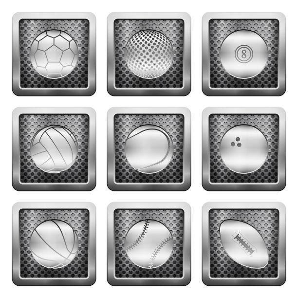 金属网格的图标图片下载