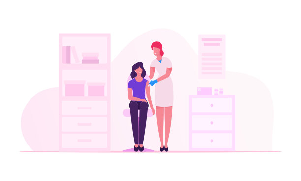 疫苗概念医生注射流感疫苗图片下载