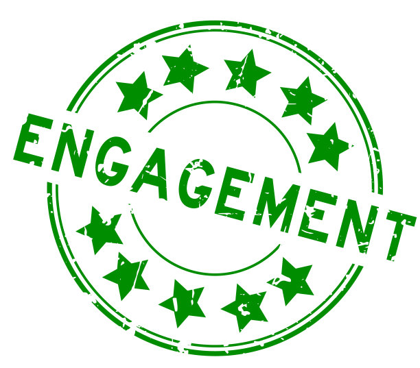 Grunge绿色订婚词与明星图标轮图片下载