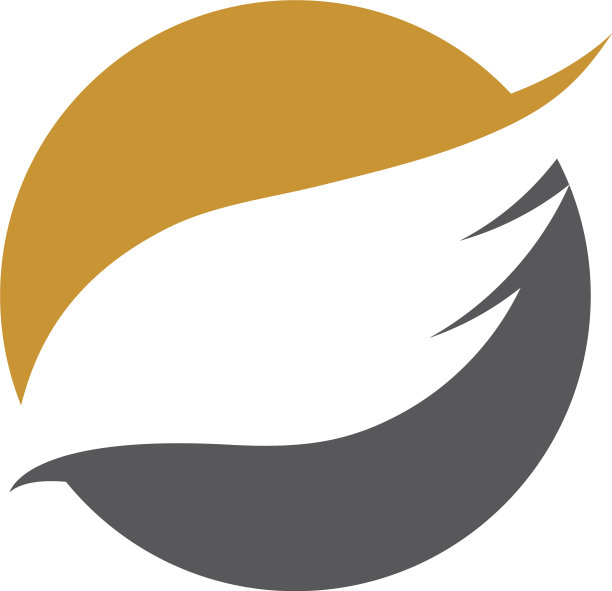 鸟翼鸽标志模板图片下载