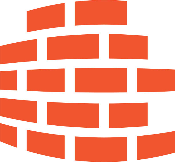 砖墙的标志图片下载