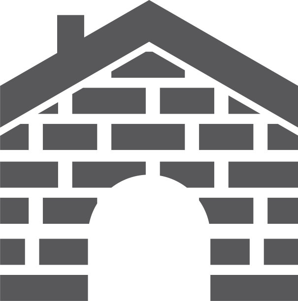 砖墙的标志图片下载