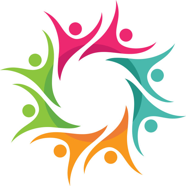 社区网络和社会图标图片下载