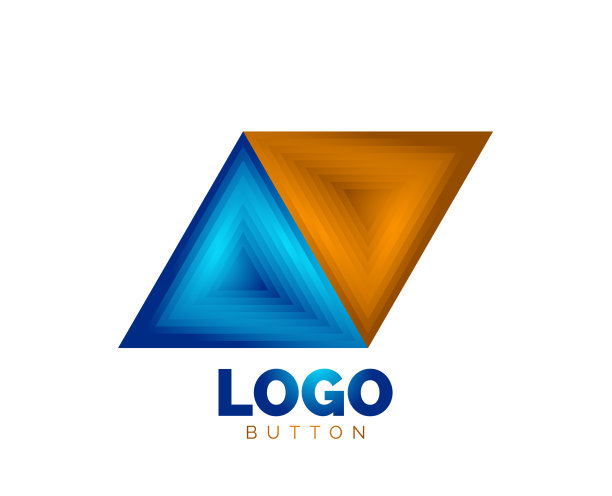 三角形图标几何标志模板最小图片下载