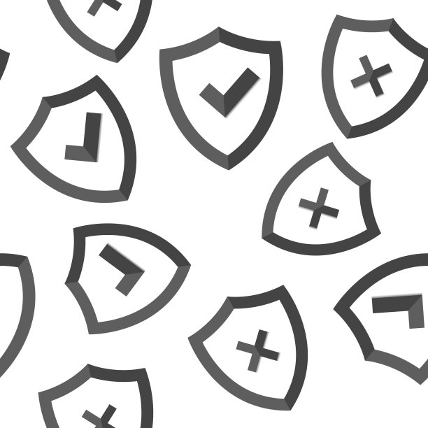 设置盾牌的勾和十字符号图片下载