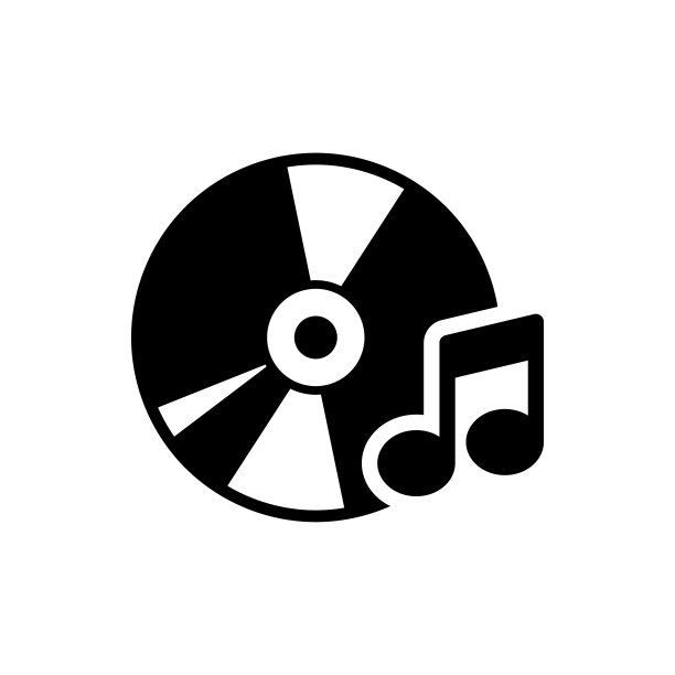 CD图标平面矢量模板设计流行图片下载