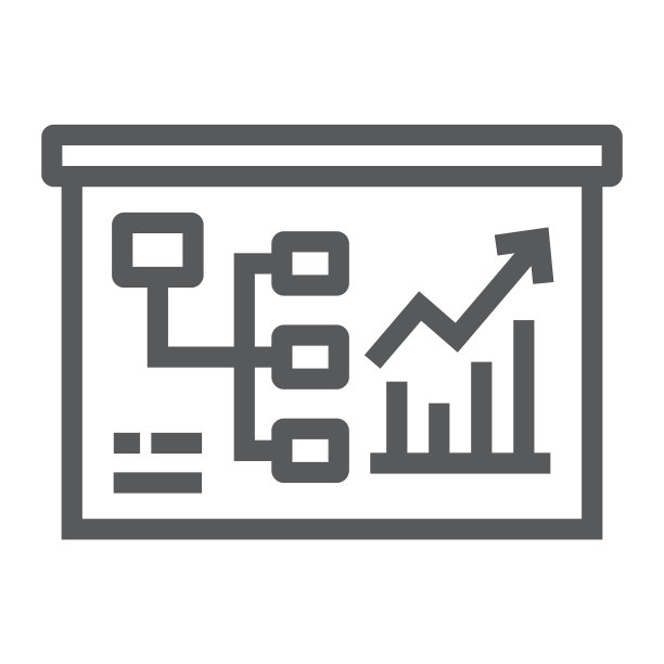 商业计划线性图标，金融图片下载