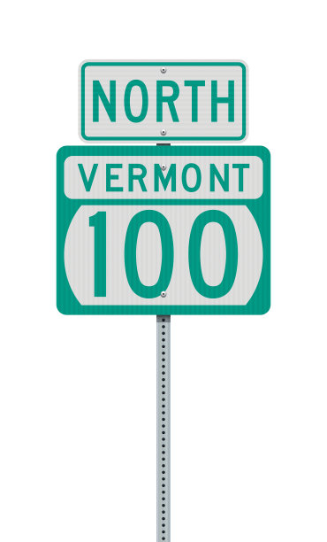 佛蒙特州高速公路路标图片下载