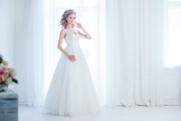 新娘婚纱白色结婚爱结婚图片下载