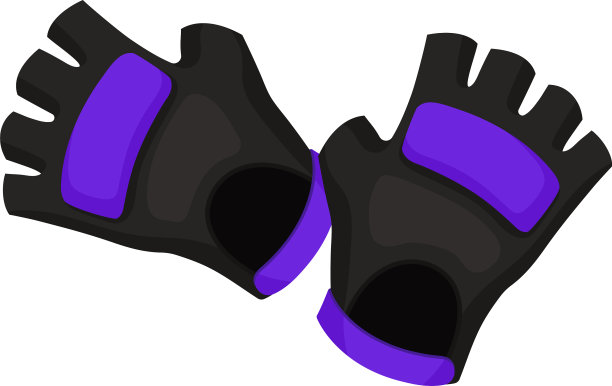 黑色无指手套图片下载