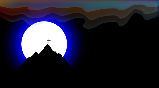 黑山景观明月巨大图片下载