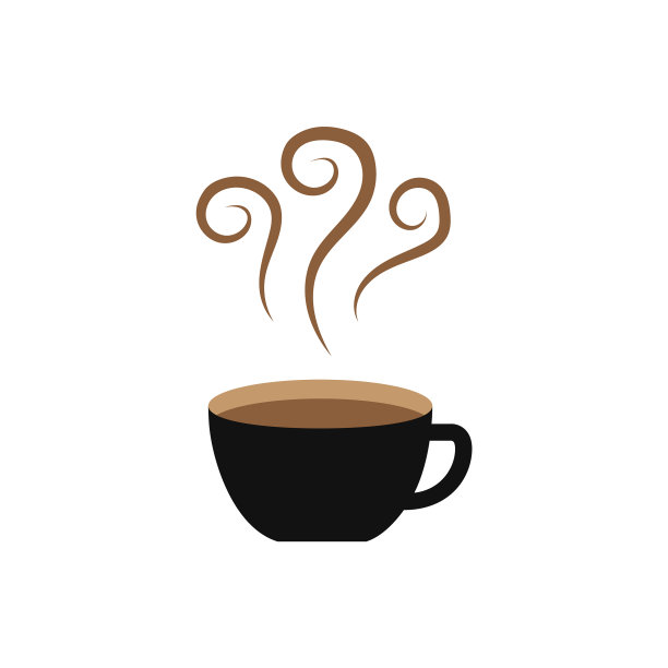 咖啡店的咖啡标志设计图片下载