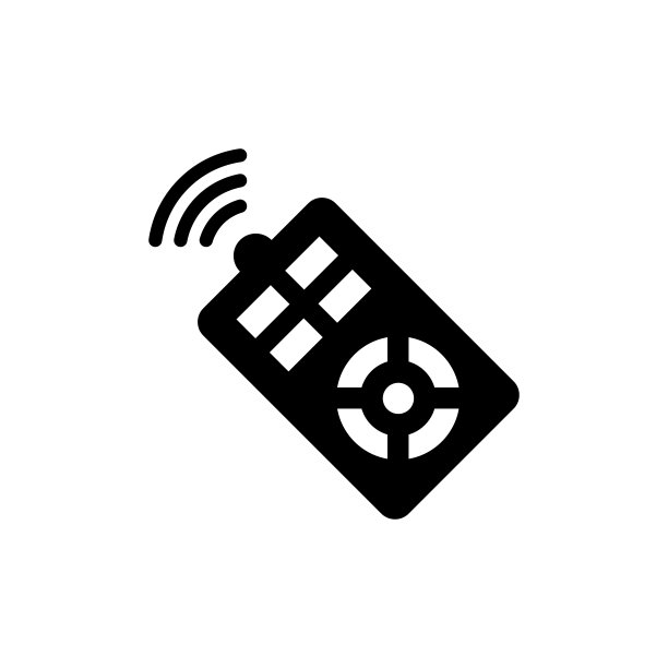 远程图标平面矢量模板设计流行图片下载