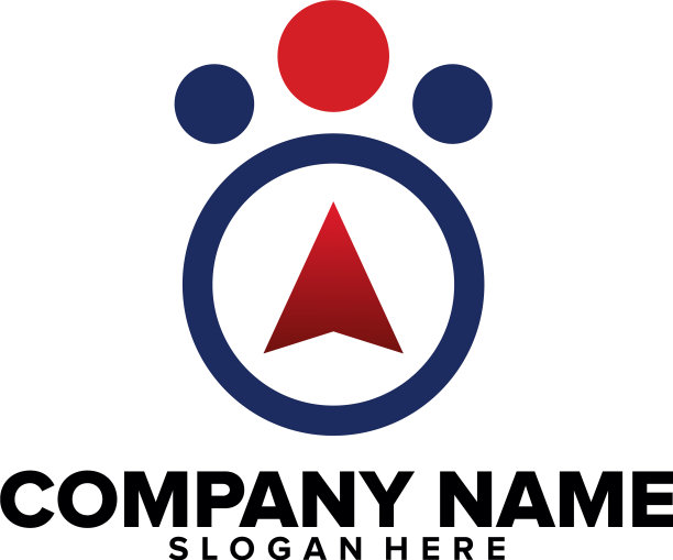 现代彩色圆形标志模板设计图片下载