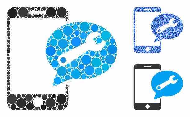 手机短信服务作文圈图标图片下载