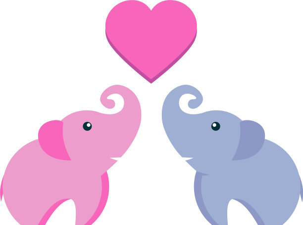 大象标志可爱的大象图片下载