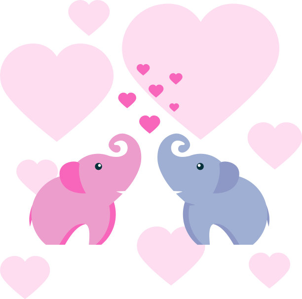 大象标志可爱的大象图片下载