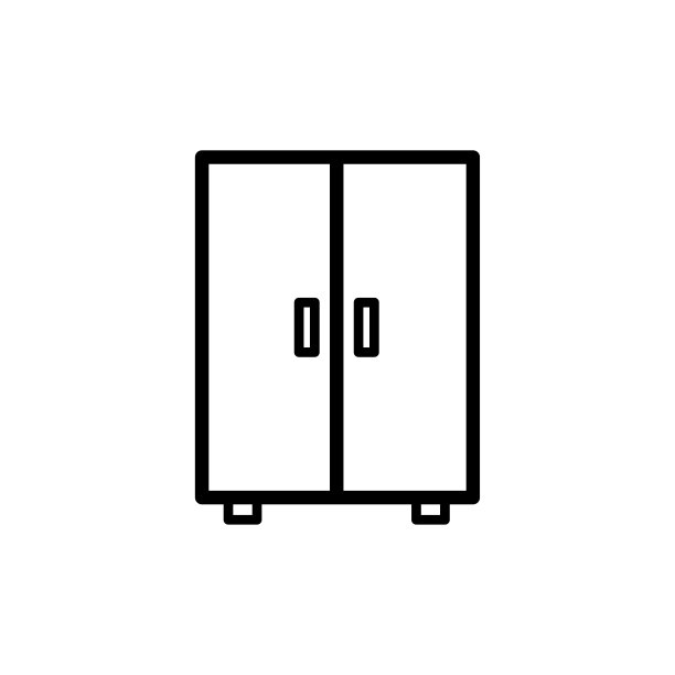 碗柜图标平面矢量模板设计流行图片下载