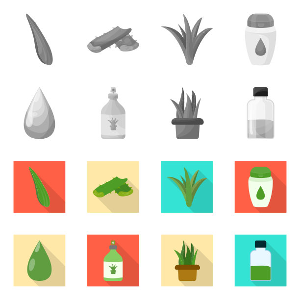 孤立物体成分和有机标志图片下载