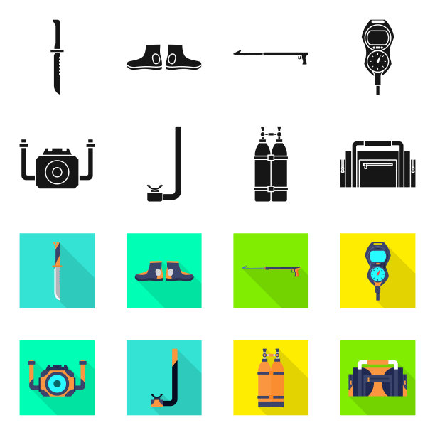 潜水和水上标志图片下载