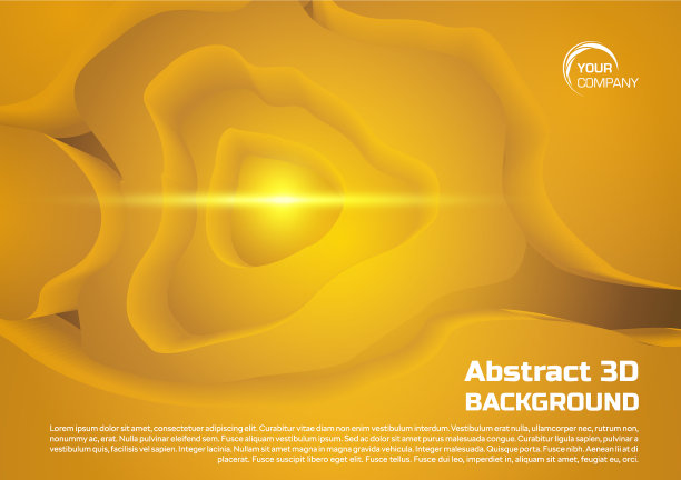 抽象剪纸白色背景在金色图片下载