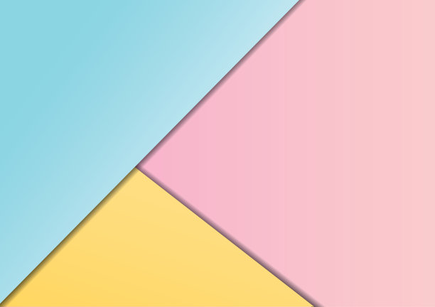 粉蓝色和黄色粉彩背景与空白图片下载