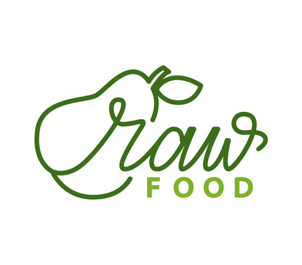 生食和水果剪影天然产品图片下载