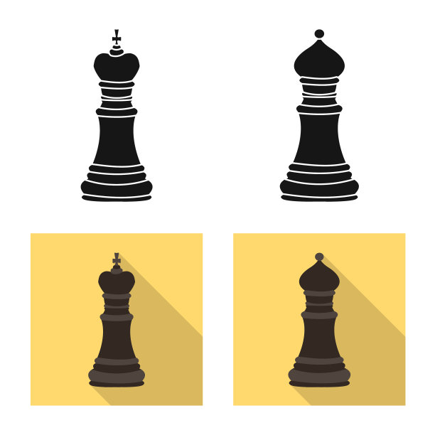 孤立对象将死和瘦图标集图片下载