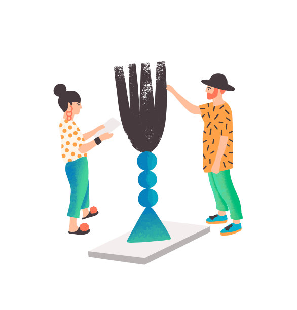 现代艺术装置平台图片下载