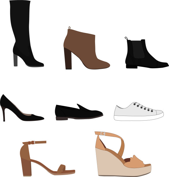 女性鞋子集图片下载