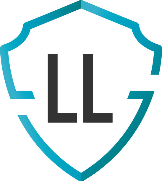 LL字母创意盾牌设计logo图片下载