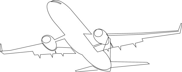 一行飞行的飞机最少图片下载