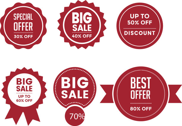 设置促销徽章图标标志图片下载