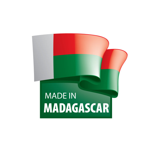 马达加斯加国旗上的白色图片下载