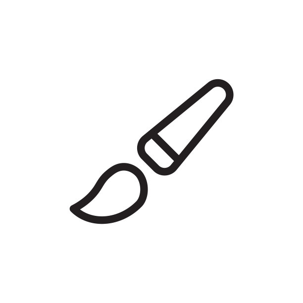 扁平风格线条画笔图标logo元素图片下载
