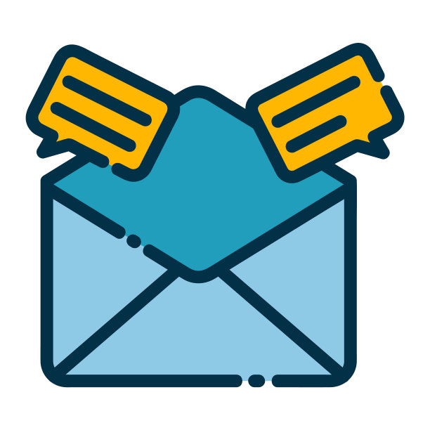 现代风格的消息图标图片下载