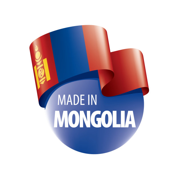 蒙古国旗上有白色图片下载