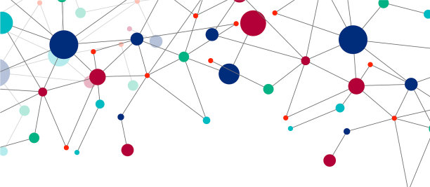 线点连接几何抽象图片下载