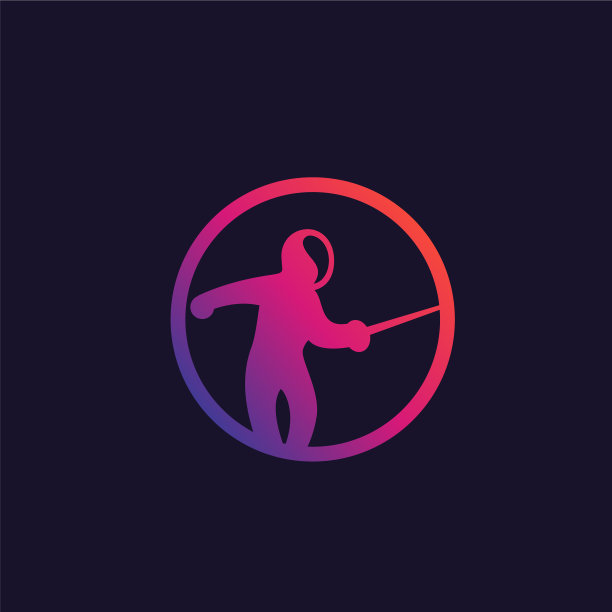 击剑图标与击剑手图片下载