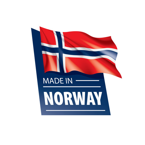 挪威国旗上有白色图片下载